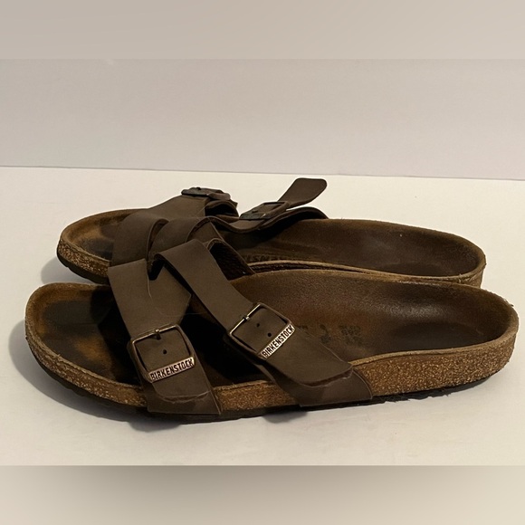 BIRKENSTOCK Yao Leather Double-buckle Sandals - Picture 10 of 16